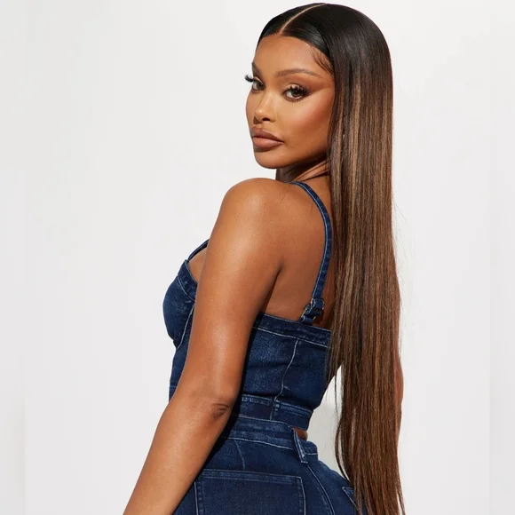 Denim Corset - Picture 2 of 3